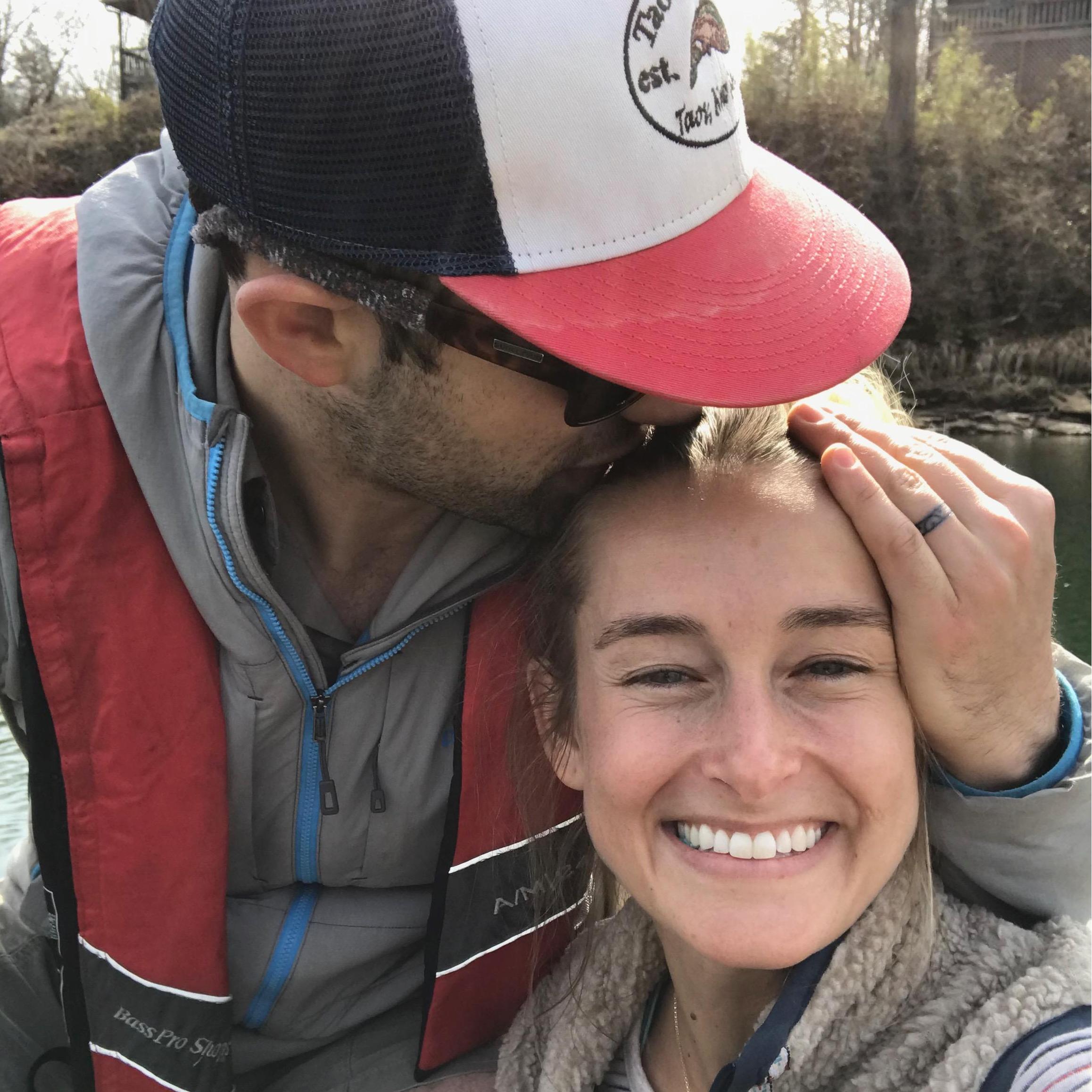 March 2018, Spider Creek // fishing with my dad a week before we got married