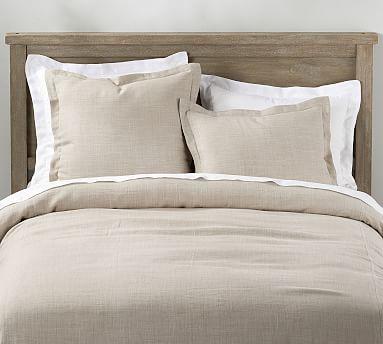 Libeco Belgian Linen Duvet Cover, King/Cal King, Pewter