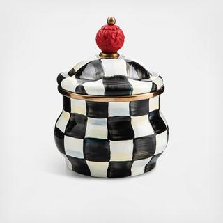 Courtly Check Lidded Sugar Bowl