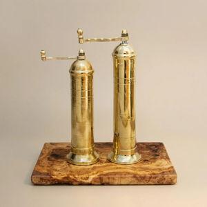 Cove Home Brass Salt & Pepper Mills