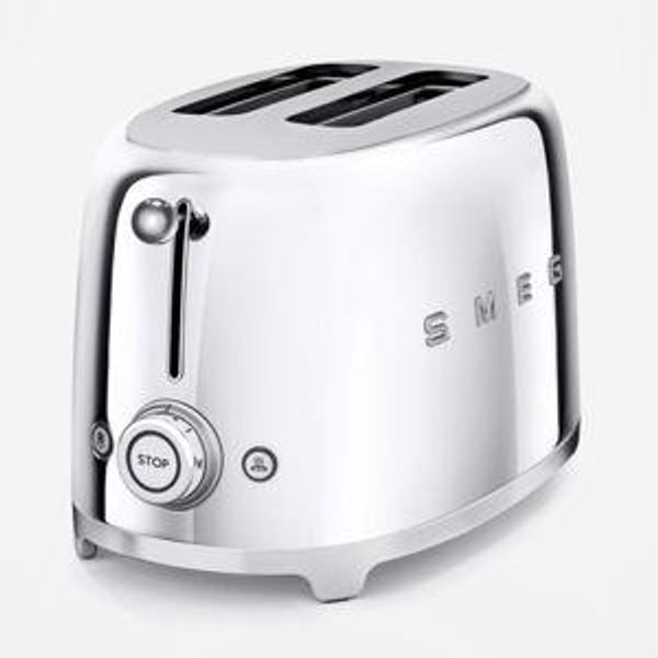 SMEG 2 Slice Toaster, Stainless Steel