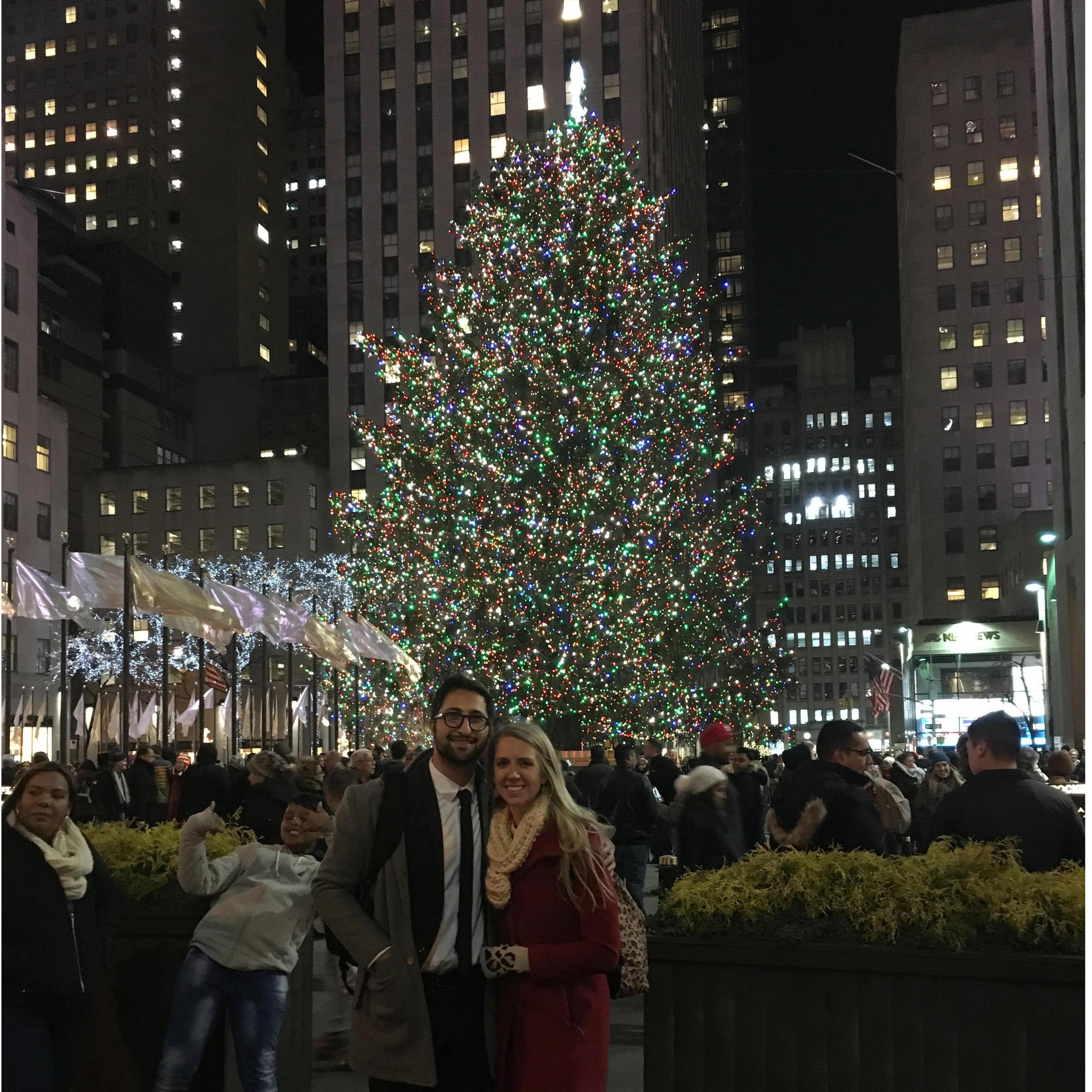 This photo was taken in December 2017 right after we started dating.