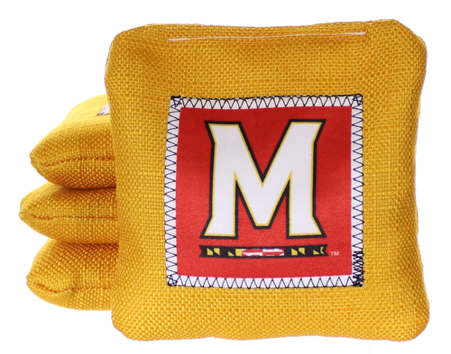 Officially Licensed Collegiate Cornhole Bags - Gamechanger Steady 2.0 - Set of 8 - University of Maryland