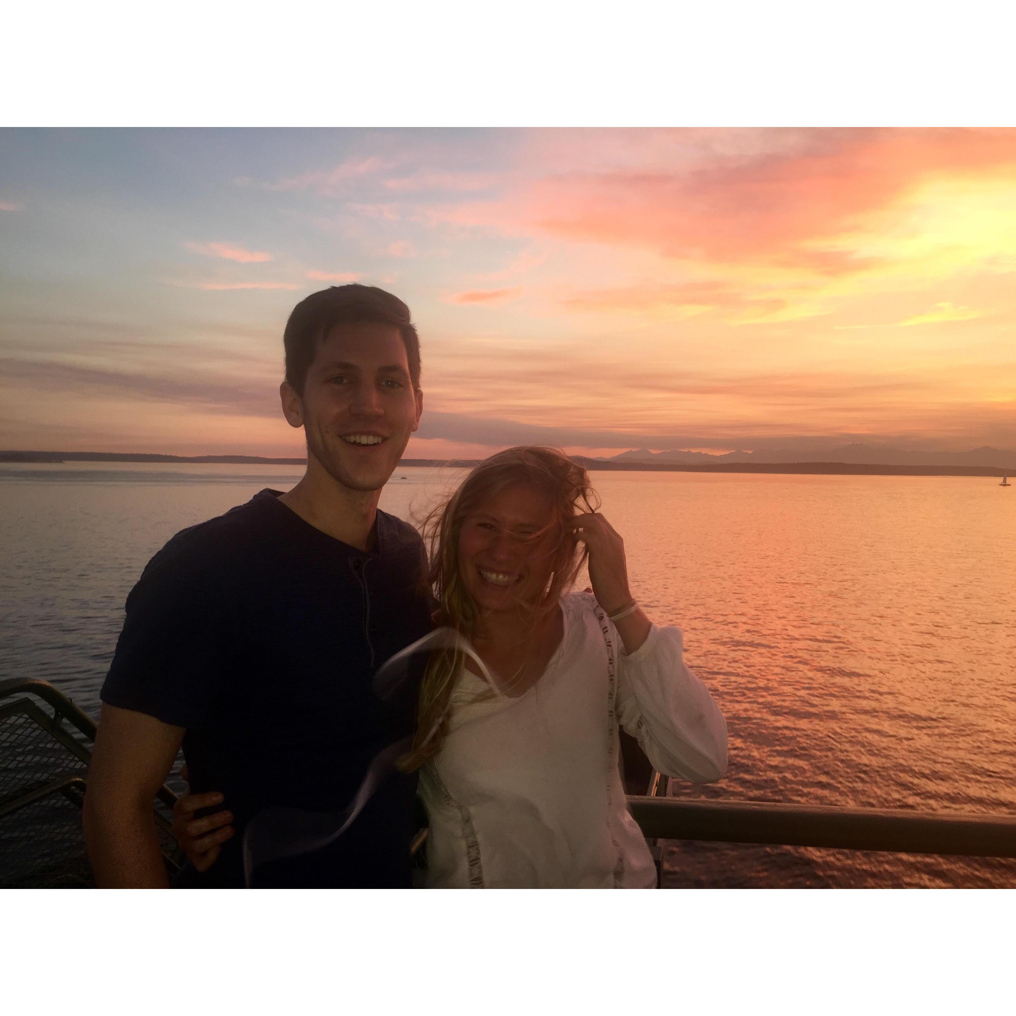 Three years later we would get engaged in this spot!