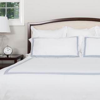 Banded Organic Duvet Cover