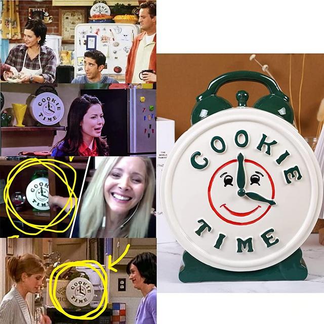 Tv Show Merchandise Cookie Time Cookie Jars Monica's kitchen Monica's Apartment Cookie Jar Biscuits Jar Cookie Tin Biscuit Tin Made of Ceramic