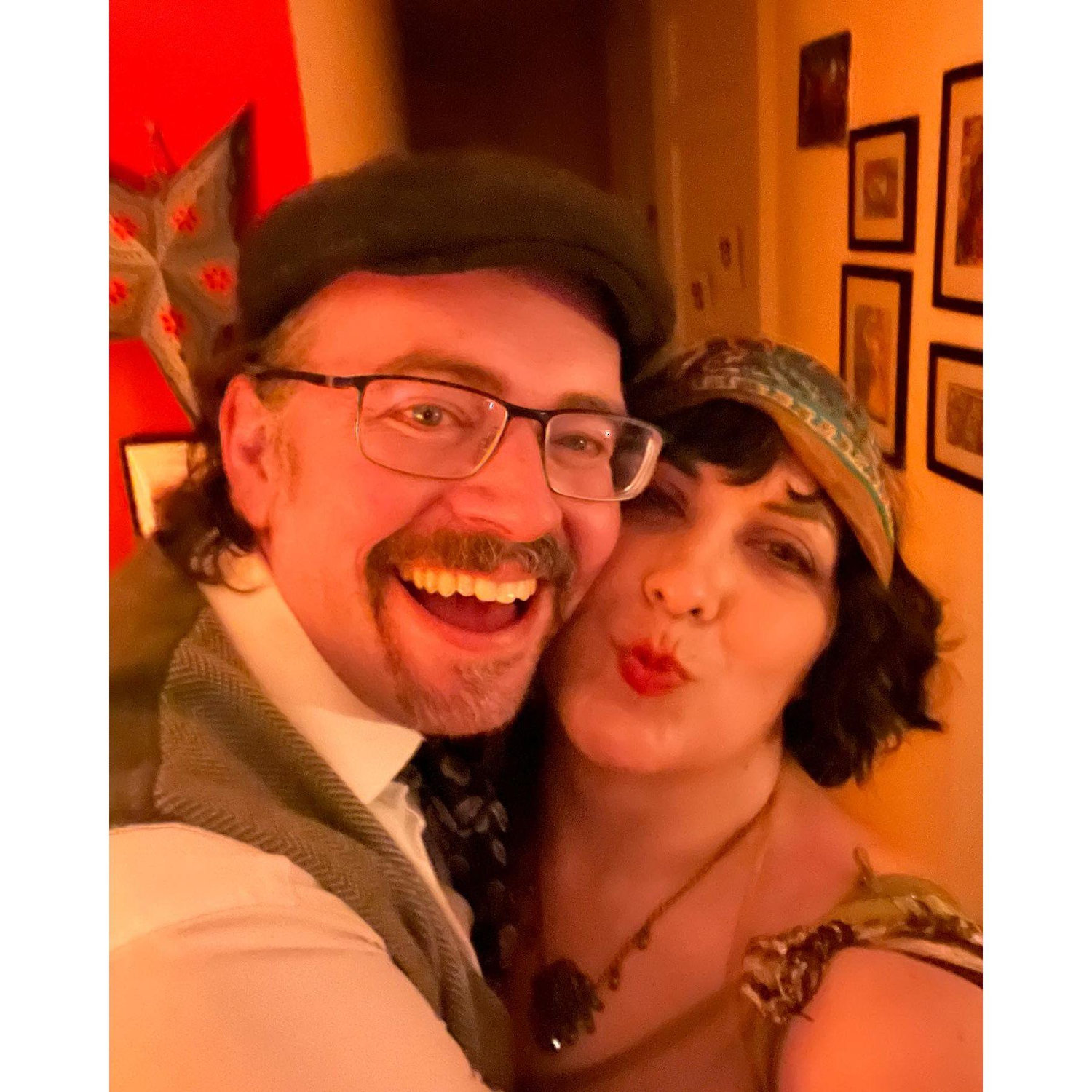 Dressed up 20's style for our friend, Matthew's 40th Birthday!
