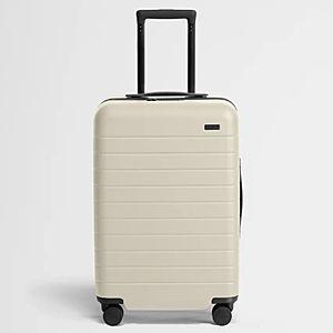 Shop The Bigger Carry-On suitcase in Salt White | Away