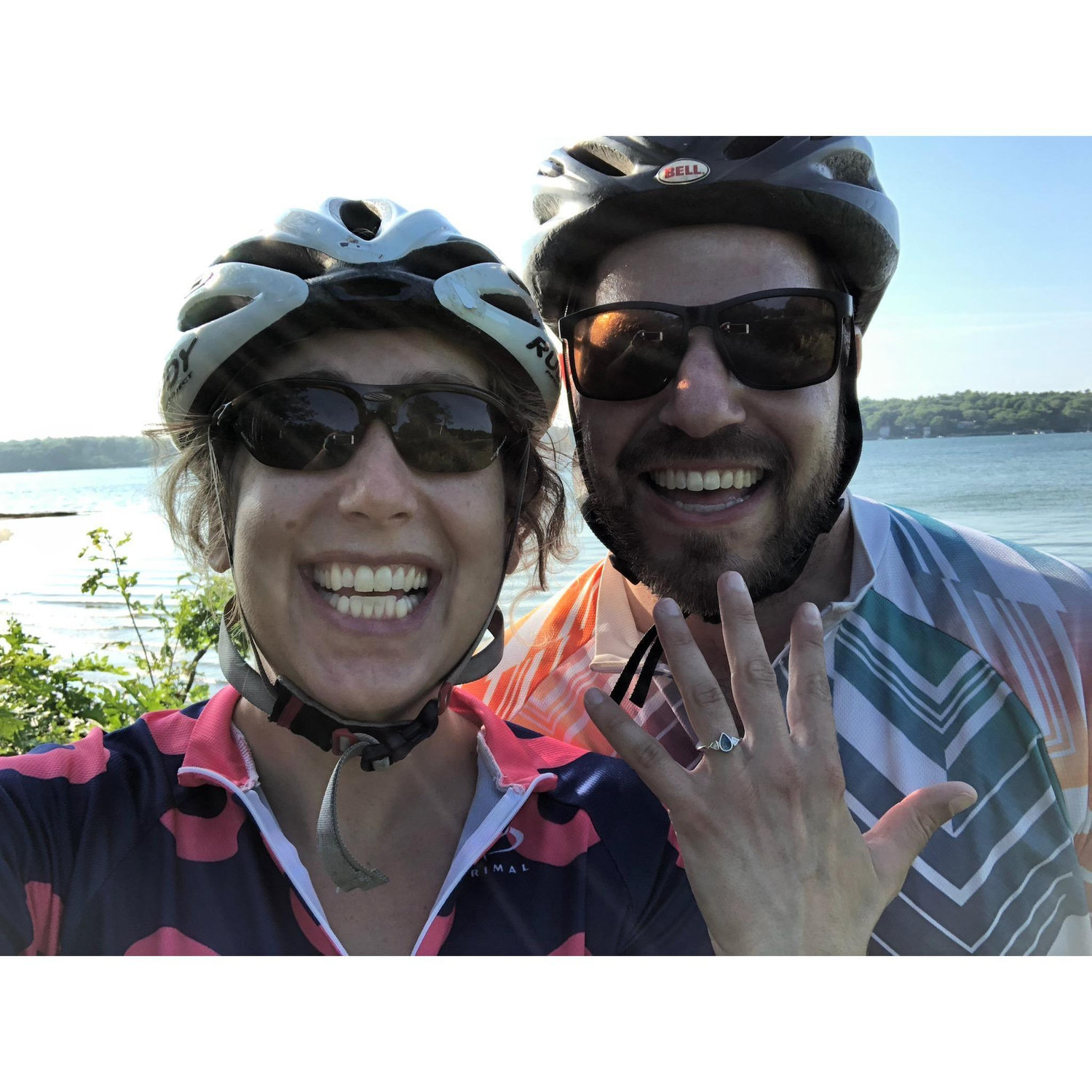Engagement bike ride!