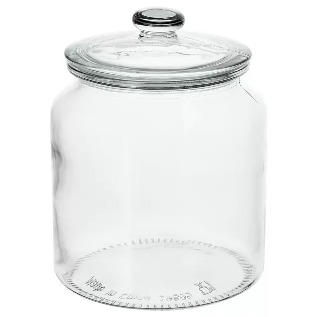 IKEA: VARDAGENJar with lid, clear glass64 oz