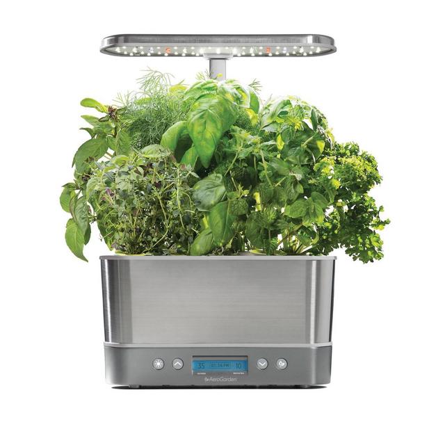 Harvest Elite Planter Stainless Steel - AeroGarden