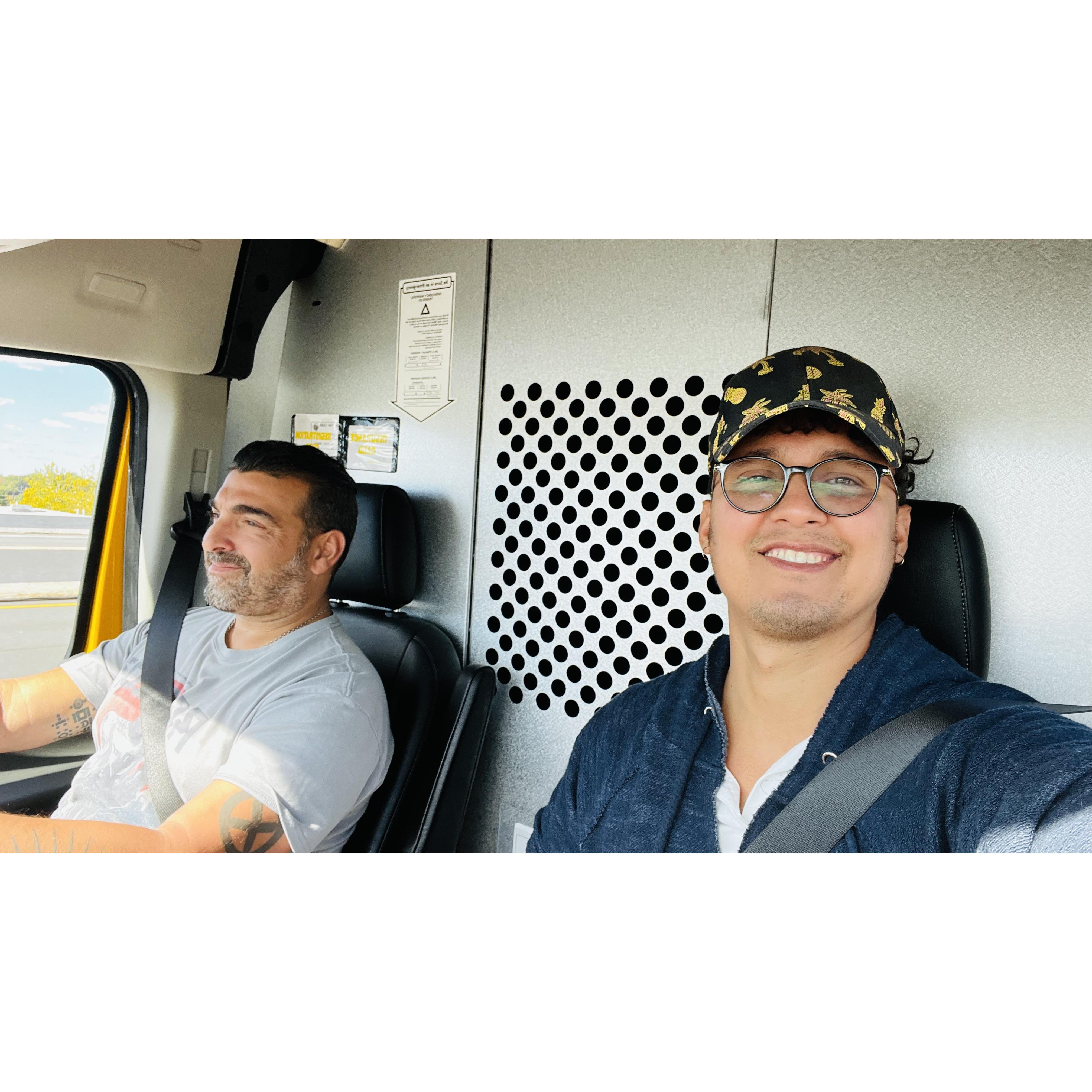 We are truckers today 🛻