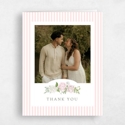 Soft Pink Wedding Thank You - Speranza Photo