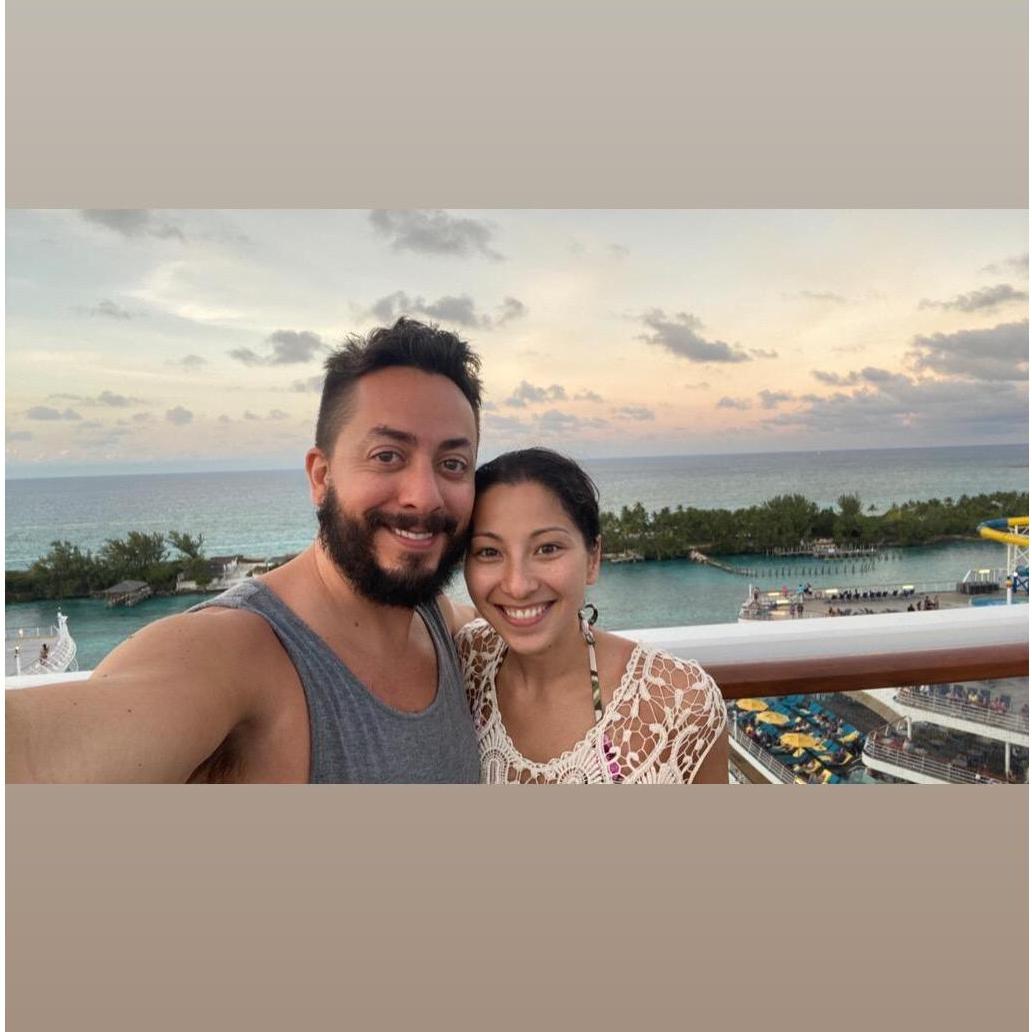 First vacation together - the family cruise that became a cruise for two