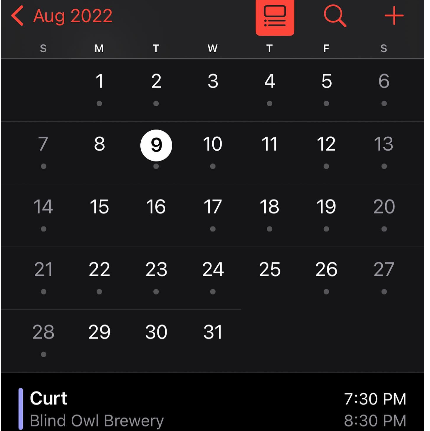 First date on August 9, 2022 at Blind Owl Brewery. :) The brewery closed before we were done talking (after many hours) and they asked us to leave.