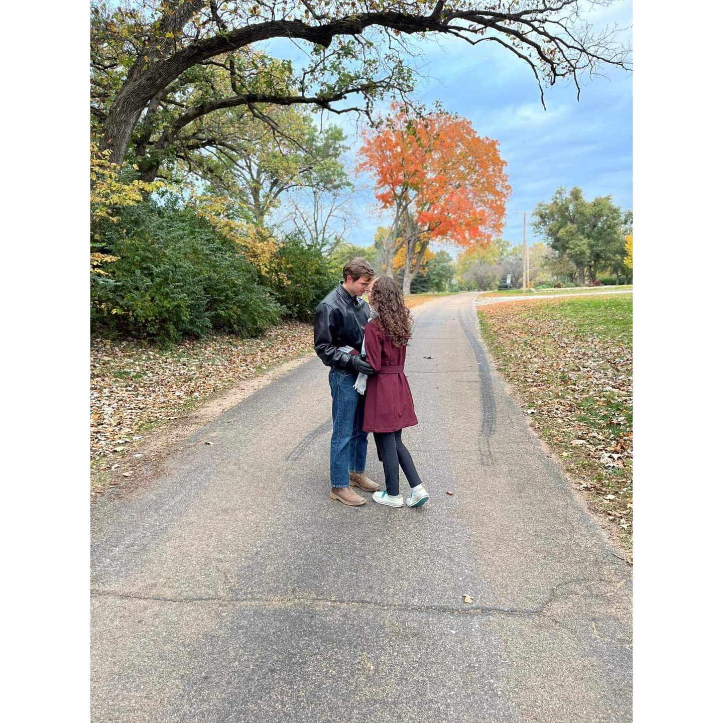 Right after engagement