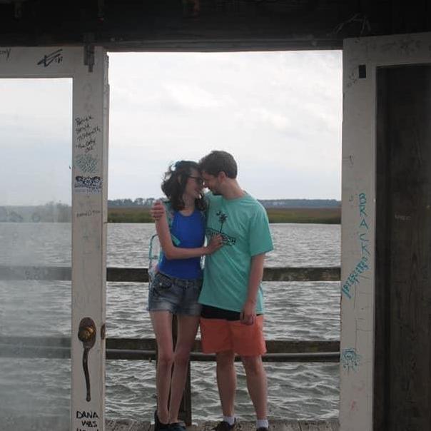 Right after he proposed in Charleston