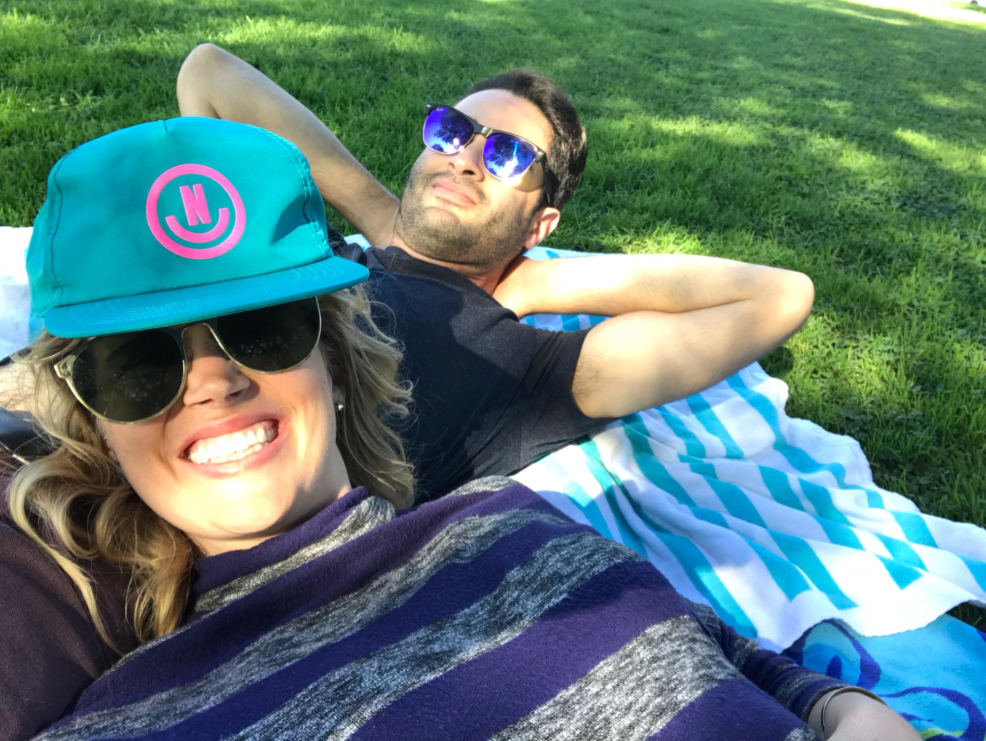 We spend many weekend afternoons lazing at Balboa Park.