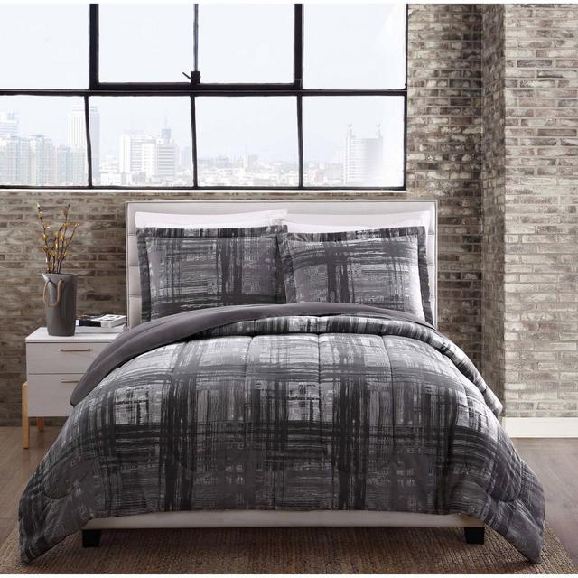 3pc King Camden Plaid Comforter Set - Style 212
