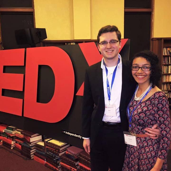 When Tori organized a Tedx event at Marylhurst University! Kirk was very proud!