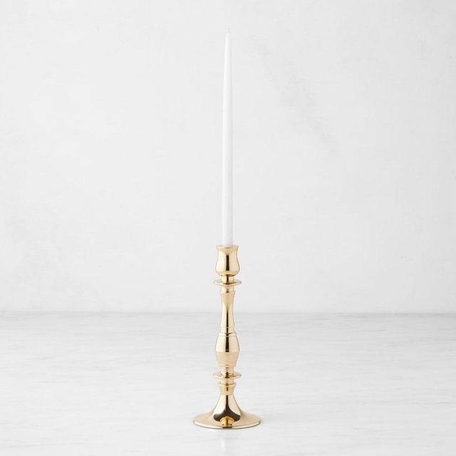 Heirloom Brass Tiny Taper Holders, Medium