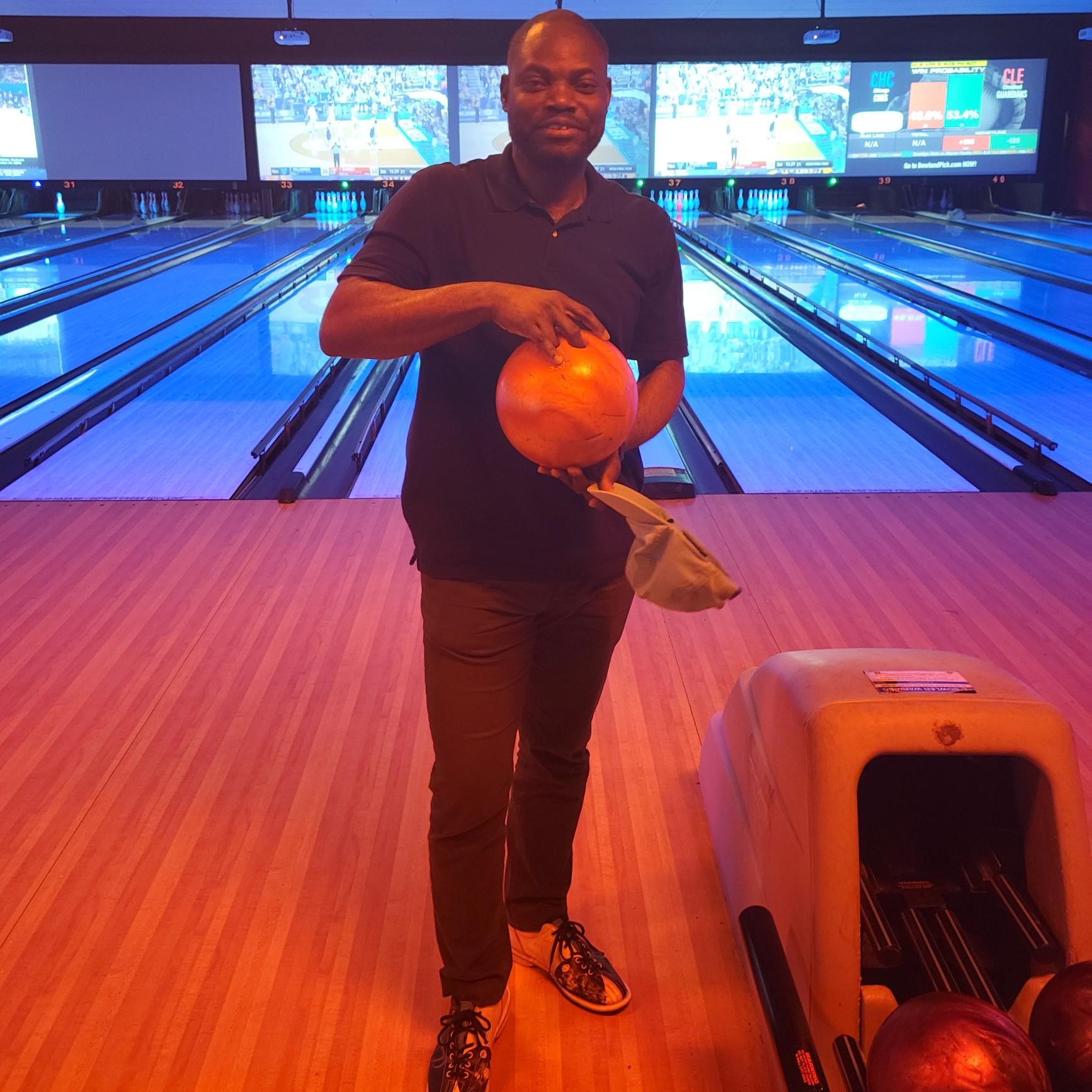 Henry was just warming up to bowl.