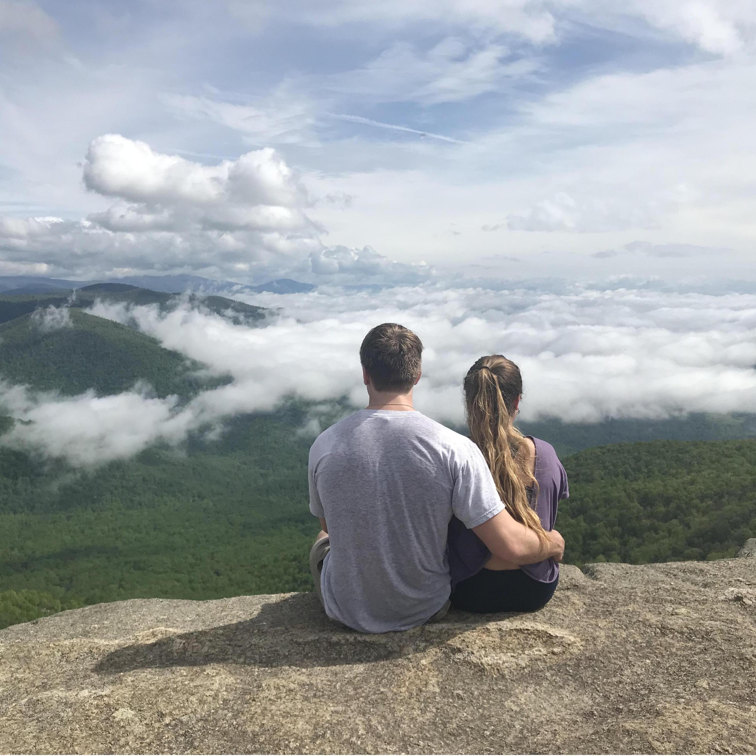 On the top of Old Rag