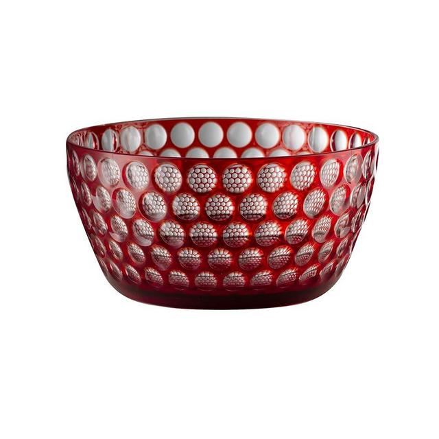 Mario Luca Giusti Lente Salad Bowl Red