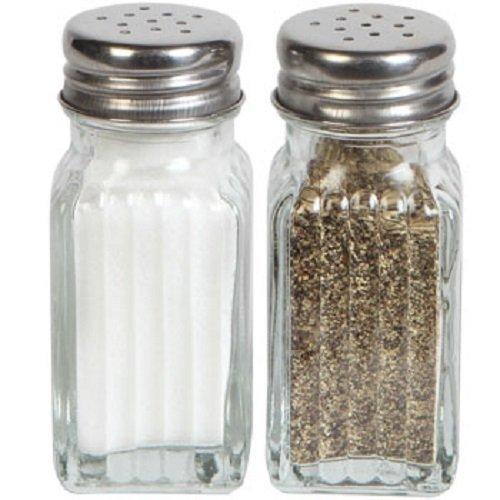 1 X Glass Salt & Pepper Shaker Set by Greenbrier