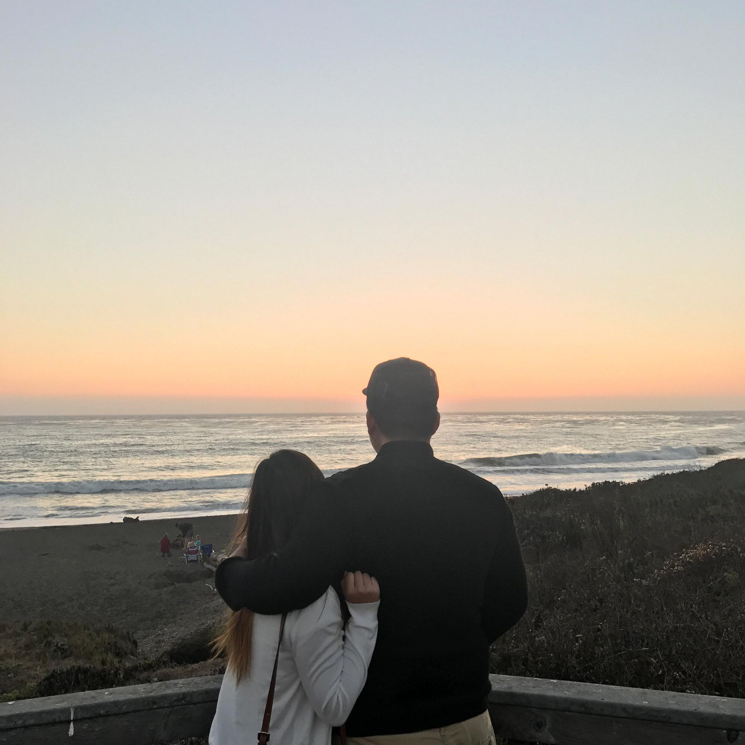 Chasing sunsets in California.