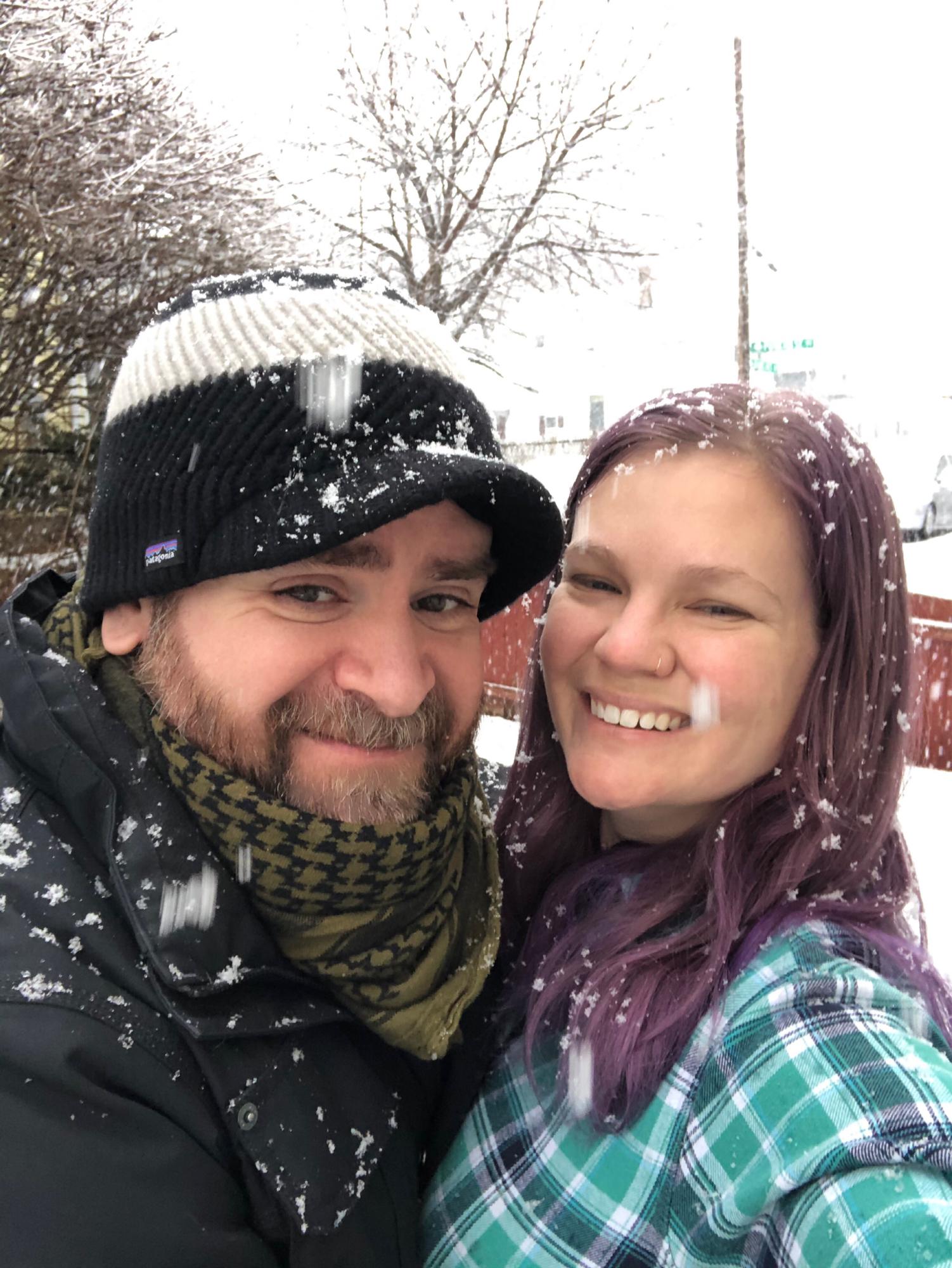 First snow of 2020