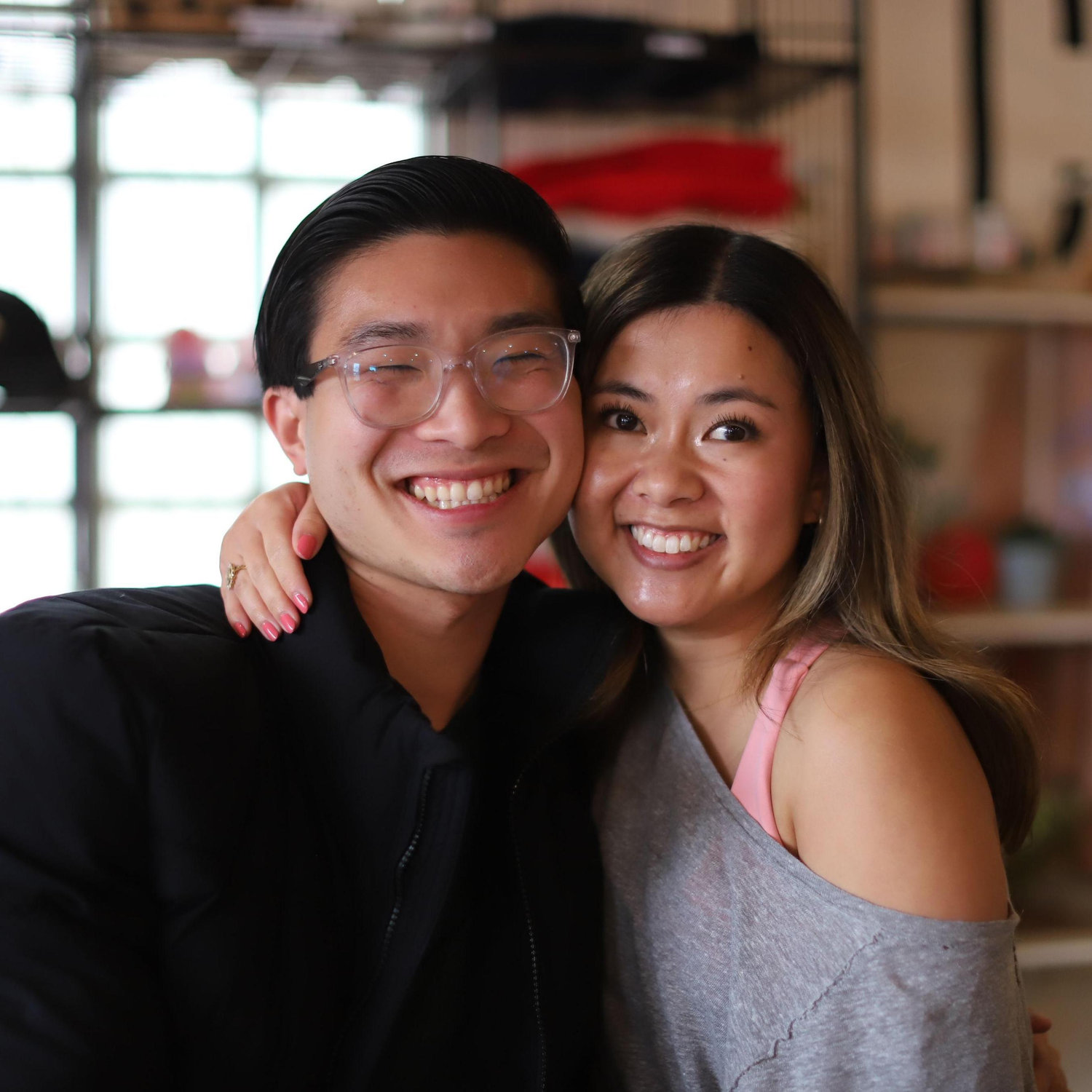 Even studying together is so fun for us! This was taken at one of our favorite study spots in Waco.