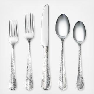 Jessamine Hammered 20-Piece Flatware Set, Service for 4