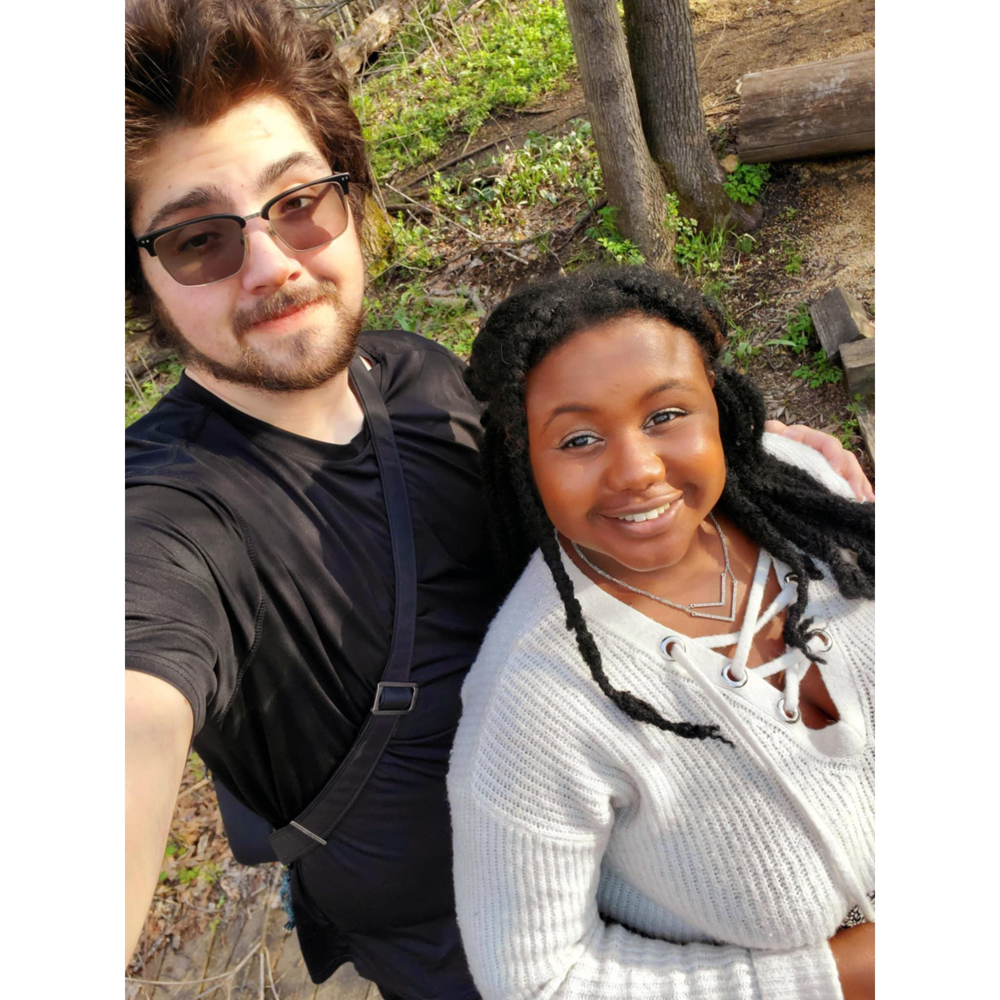 We actually got lost right after taking this picture! We made it though!