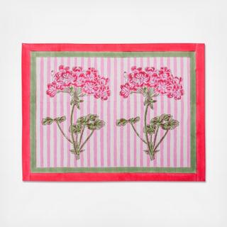 Hydrangea Blockprint Placemat