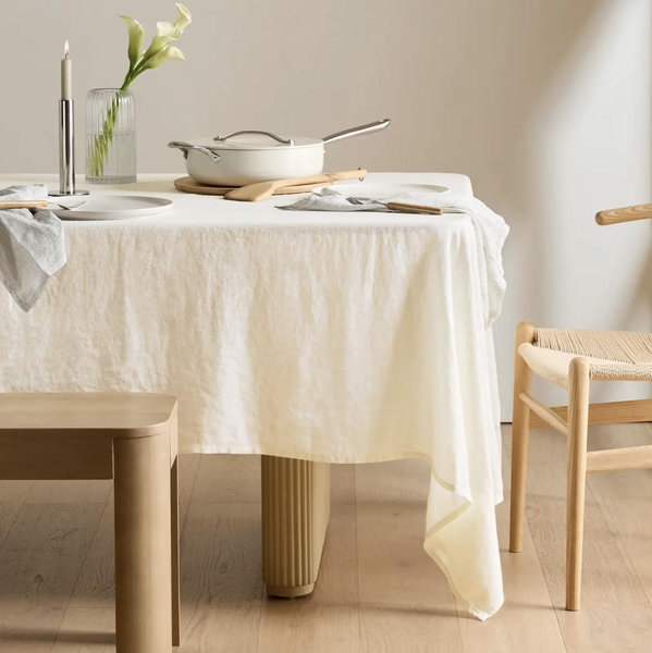 European Linen Tablecloth - 70x90"