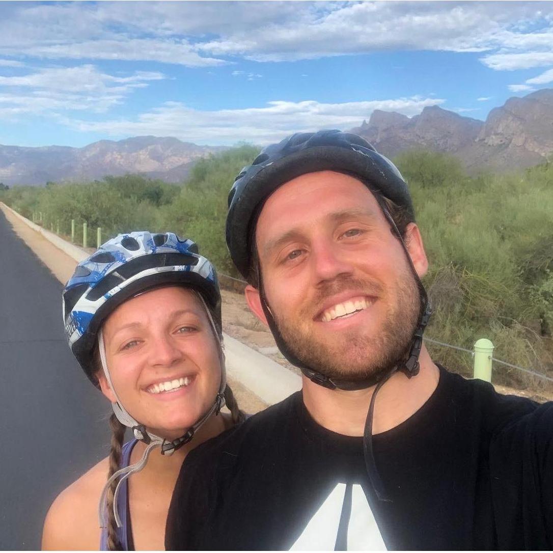 Biking on the Loop in Tucson, AZ (our new home)!