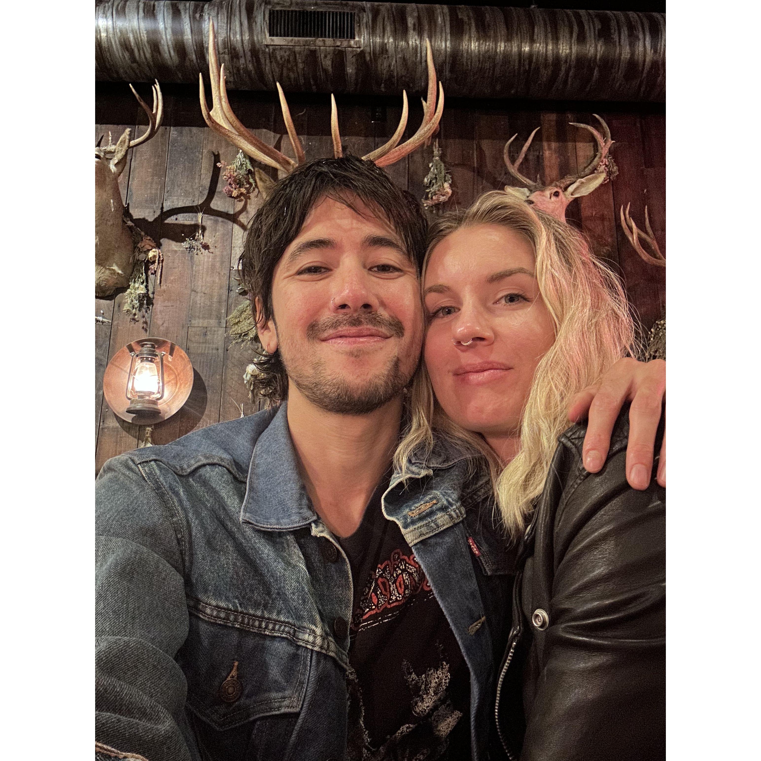 Our first night's stay at the Buckhorn