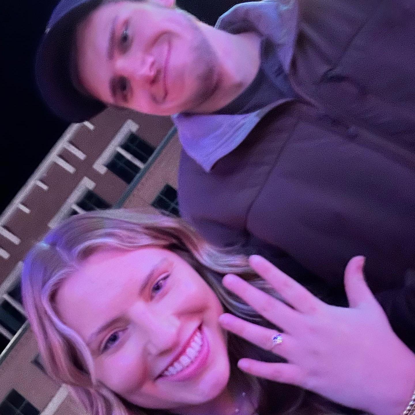 When we got engaged!