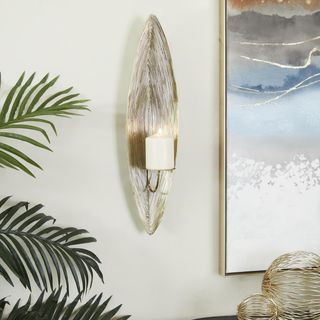 Contemporary Single Candle Wall Sconce