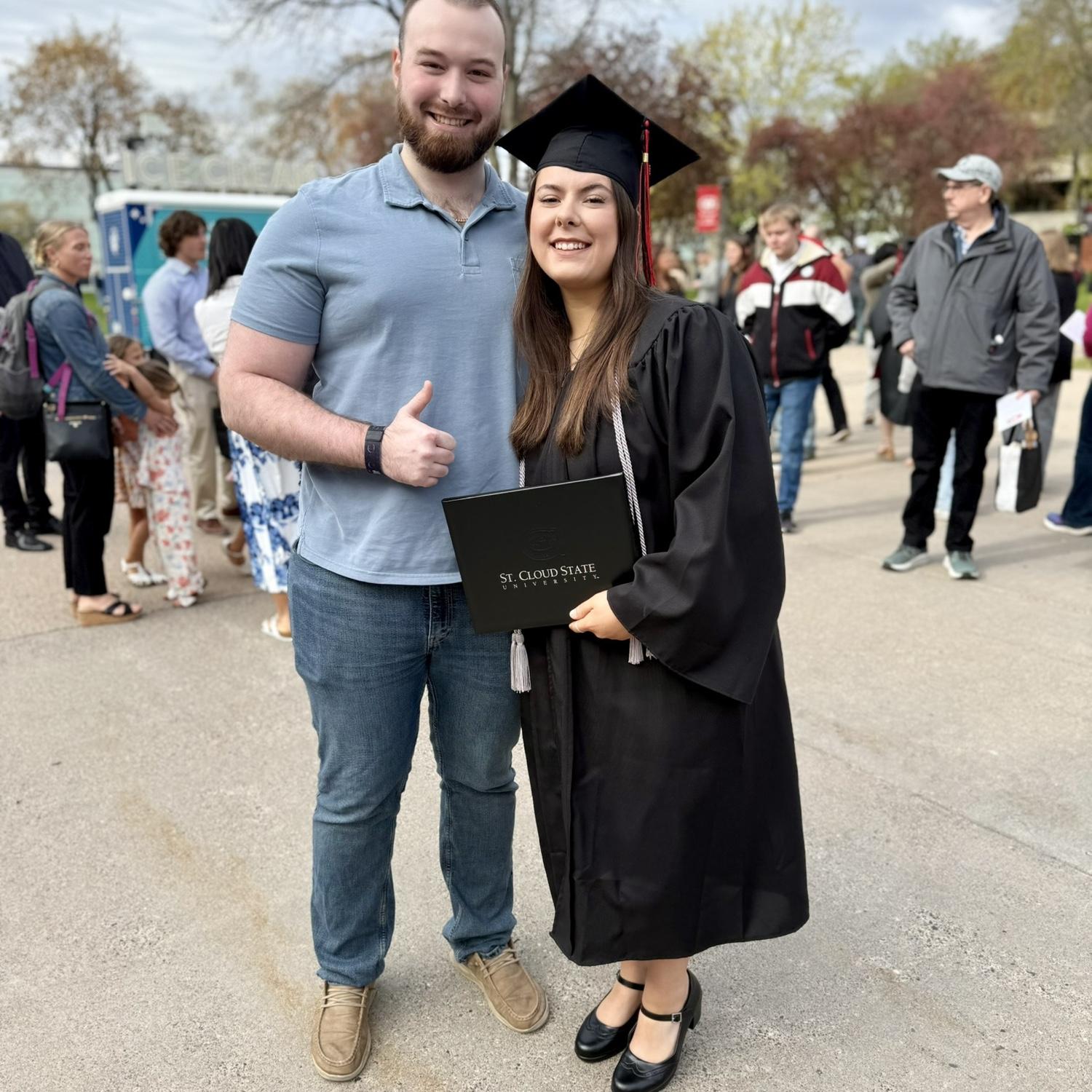 Haley Graduated with honors