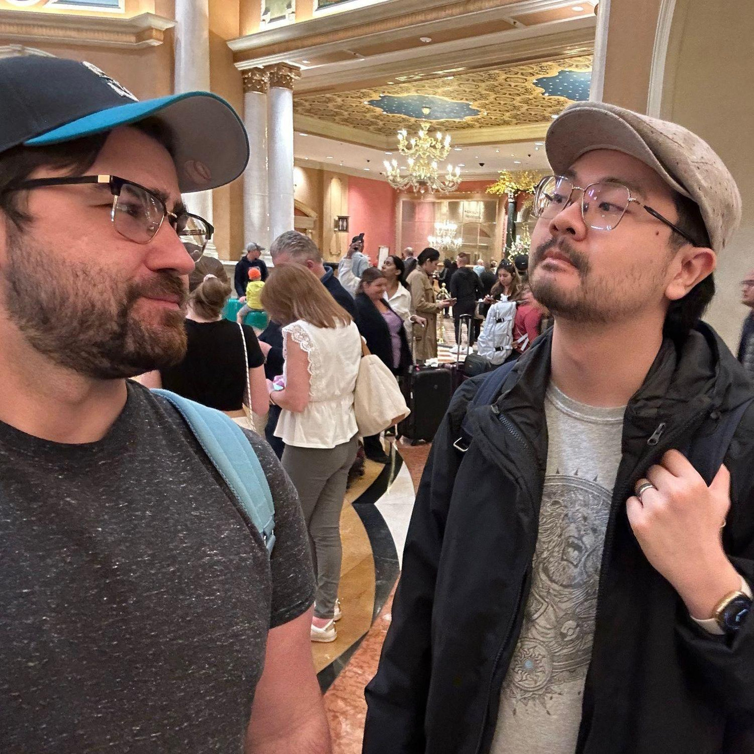 Checking into the Venetian Hotel in Las Vegas, 2023