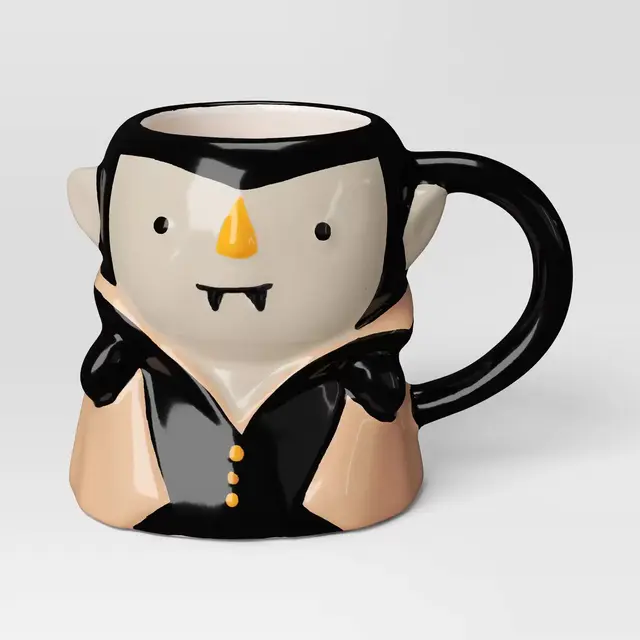 15 fl oz Halloween Stoneware Figural Vampire Mug - Hyde & EEK! Boutique™