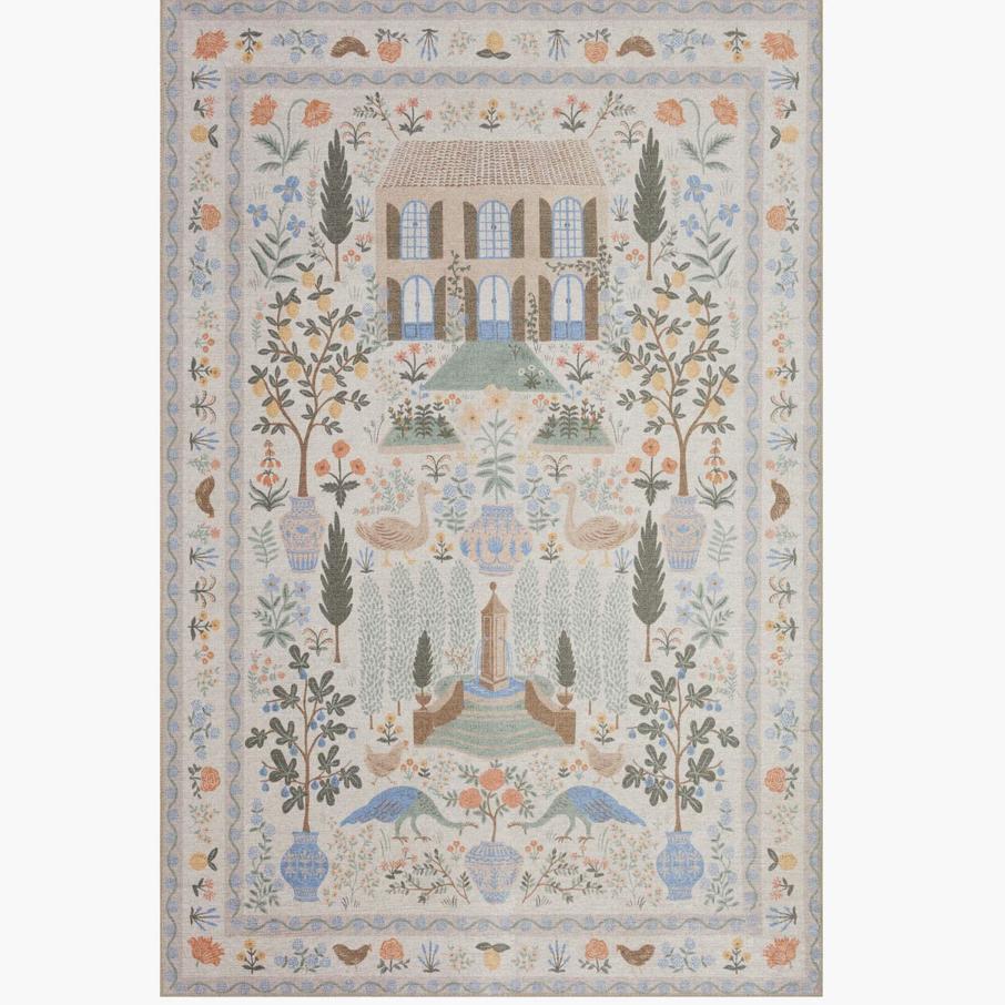Menagerie Camont Printed Rug - Cream 7x9