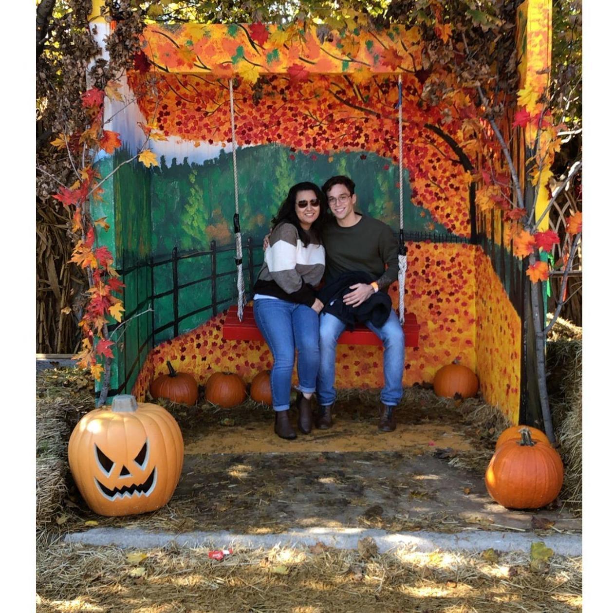 Our very first pumpkin patch.