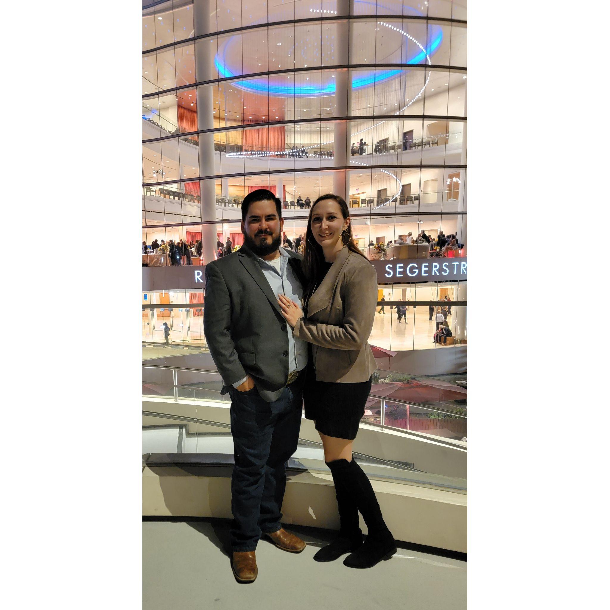 Trip to the theater to see Moulin Rouge