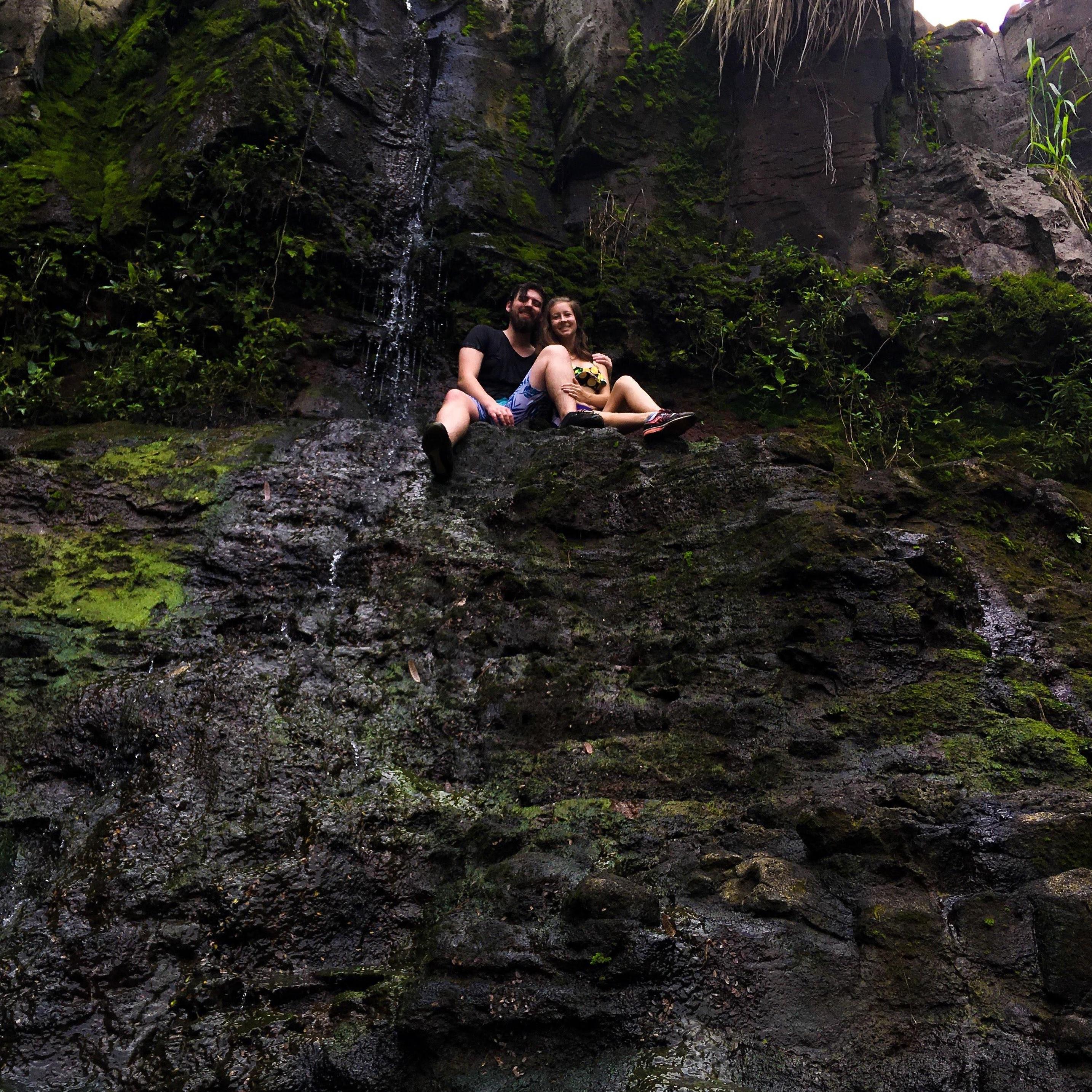 8/6/18 - A stunning waterfall hike in Kauai! (We might have almost died climbing down...)