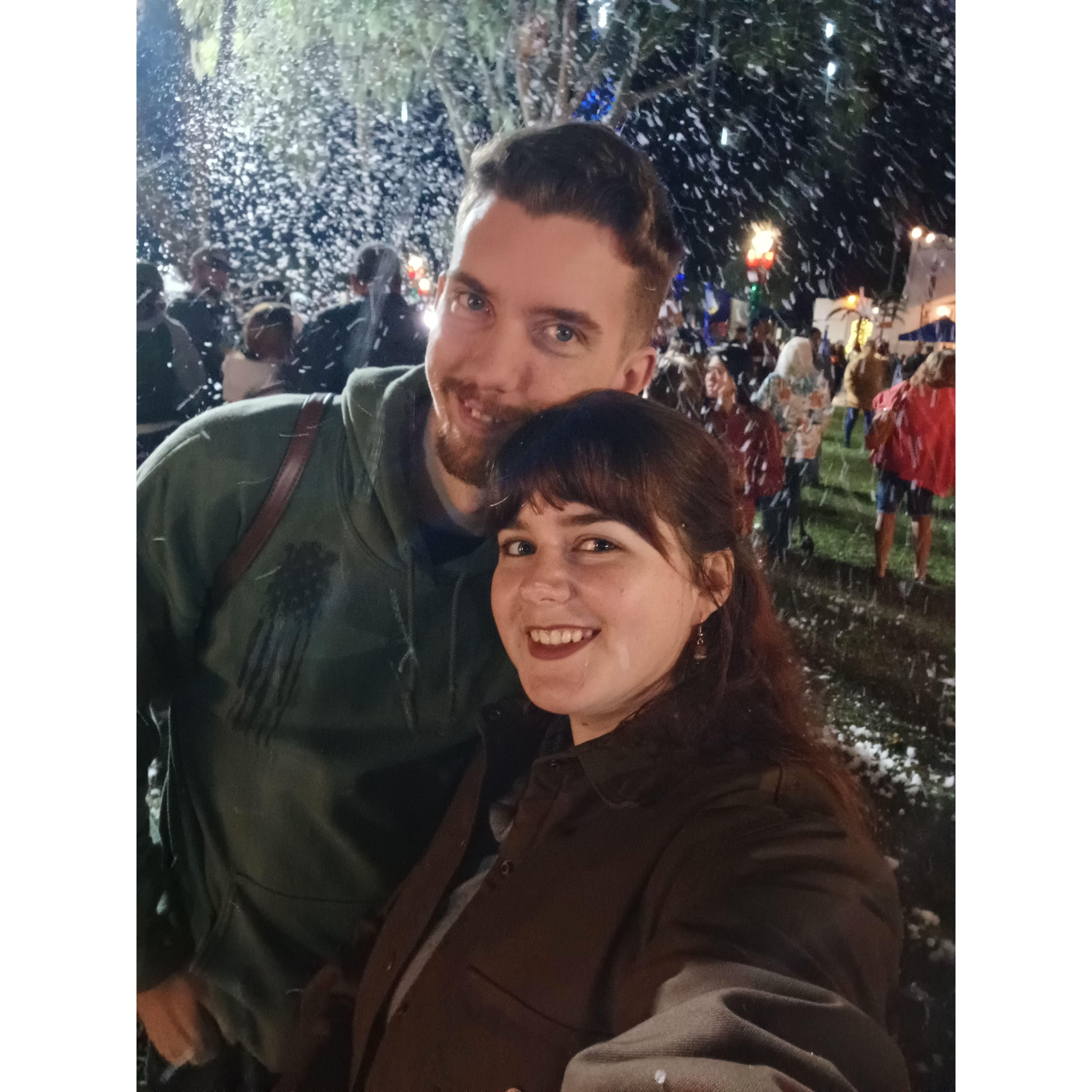 Our first Christmas season together.