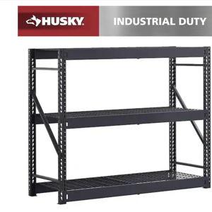 3-Shelf Metal Industrial Duty Freestanding Garage Storage Shelving Unit in Black (65 in. W x 54 in. H x 24 in. D)