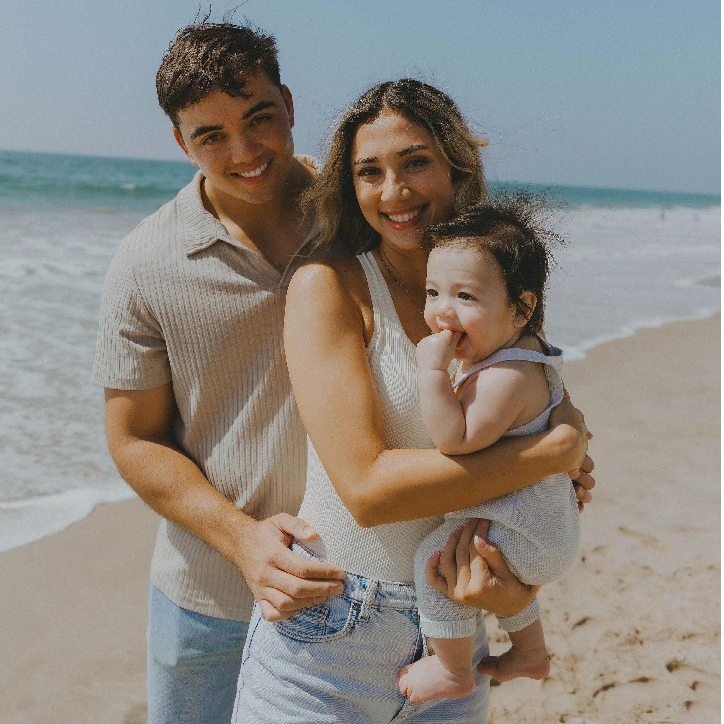 Us with our nephew and Godson, Emmett